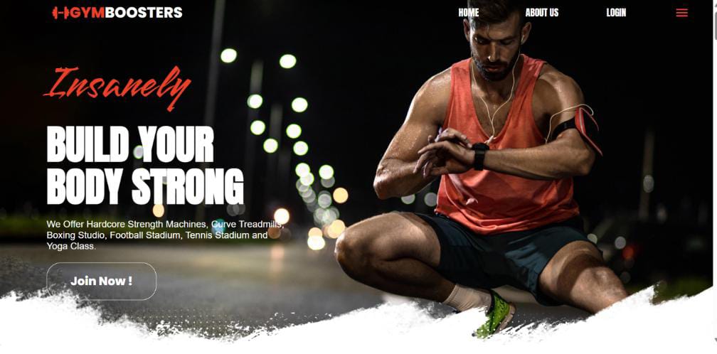 GymBooster Website
